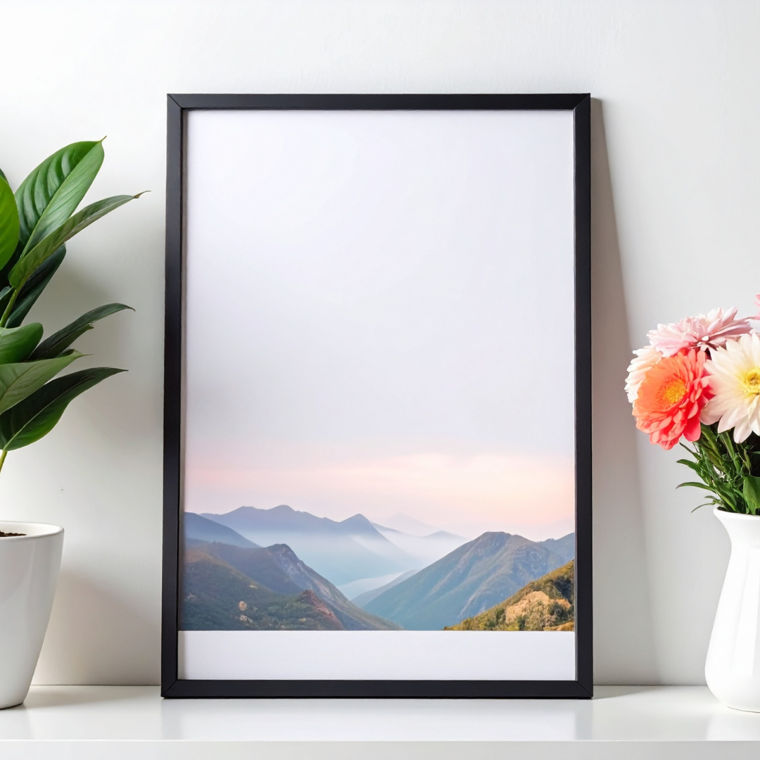 Premium Black Resin Frame 11x17"