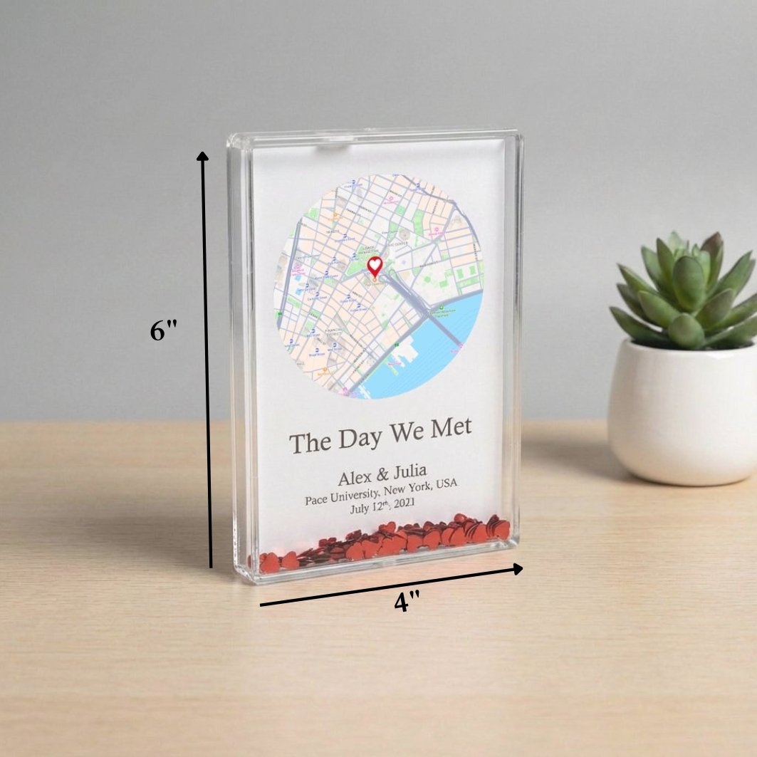 Back In Time Acrylic Glitter Frame - Image 5